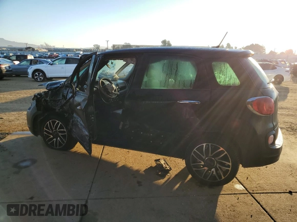2014 FIAT 500L Lounge with VIN ZFBCFACH9EZ006050, listed as a Copart auction lot 83713724 with 144,849 mi miles and Salvage Title. Bid and sale history available at carsss.com. Image 2.