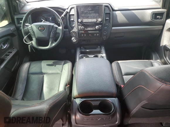 2021 Nissan Titan Pro-4X с VIN 1N6AA1ED5MN523913, выставлен на аукционе Copart как лот 56371695 с пробегом 36 785 миль миль и Списание • Salvage title. История ставок и продаж доступна на DreamBid. Изображение 8.