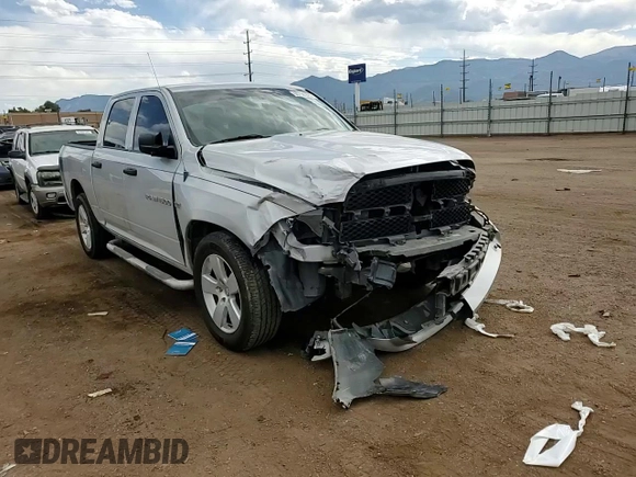 2012 Ram 1500 Express with VIN 1C6RD7KT1CS142370, listed as a Copart auction lot 60756925 with 106,627 mi miles and Salvage title. Bid and sale history available at DreamBid. Image 13.