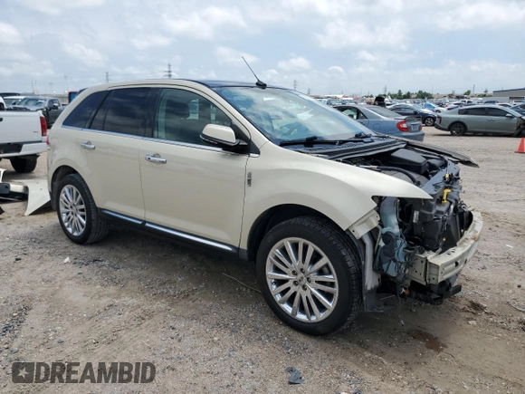 2015 Lincoln MKX with VIN 2LMDJ6JK0FBL25854, listed as a Copart auction lot 53831345 with 76,062 mi miles and Salvage Title. Bid and sale history available at carsss.com. Image 4.