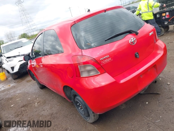 2007 Toyota Yaris with VIN JTDJT923275125859, listed as a IAAI auction lot 42020291 with 179,949 mi miles. Bid and sale history available at carsss.com. Image 3.