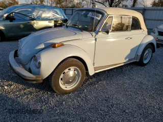 1979 Volkswagen Beetle with VIN 1592031742, listed as a Copart auction lot 77628044 with 93,929 mi miles and Salvage Title. Bid and sale history available at DreamBid. Image 1.