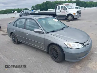 2005 Honda Civic EX z VIN 2HGES26735H552967, wystawiony jako IAAI lot #42321292 z przebiegiem 208 875 mil mil oraz . Historia ofert i sprzedaży dostępna na DreamBid. Obrazek 1.