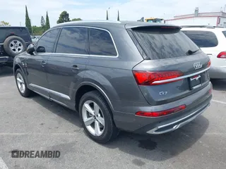 2023 Audi Q7 Premium Plus with VIN WA1LCBF74PD006448, listed as a IAAI auction lot 39876273 with 22,295 mi miles and . Bid and sale history available at DreamBid. Image 3.