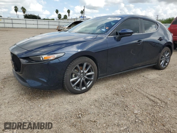 2019 Mazda Mazda3 Hatchback w/Preferred Pkg with VIN JM1BPBMM8K1137763, listed as a Copart auction lot 71498474 with 27,825 mi miles and Salvage Title. Bid and sale history available at carsss.com. Image 1.