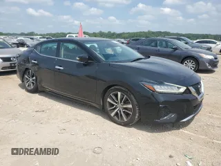 2022 Nissan Maxima SV with VIN 1N4AA6CV0NC502479, listed as a Copart auction lot 60921625 with 28,070 mi miles and Salvage title. Bid and sale history available at DreamBid. Image 4.
