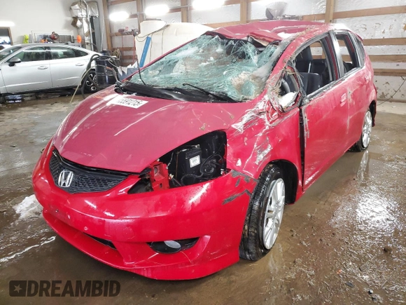 2009 Honda Fit Sport z VIN JHMGE88669S007350, wystawiony jako Copart lot #45591215 z przebiegiem Nie podano mil oraz Nie do naprawy • Non repairable. Historia ofert i sprzedaży dostępna na DreamBid. Obrazek 1.