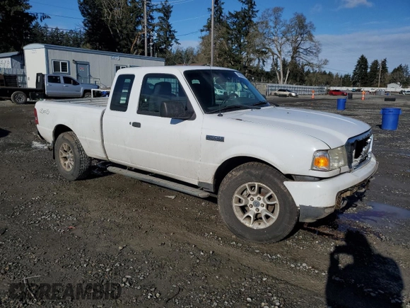2007 Ford Ranger XLT with VIN 1FTZR45E57PA83323, listed as a Copart auction lot 43993925 with 132,315 mi miles and Salvage Title. Bid and sale history available at carsss.com. Image 4.