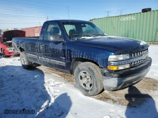 2002 Chevrolet Silverado 1500 LS with VIN 1GCEC14V12Z218522, listed as a Copart auction lot 42241785 with 171,966 mi miles and Salvage Title. Bid and sale history available at carsss.com. Image 4.