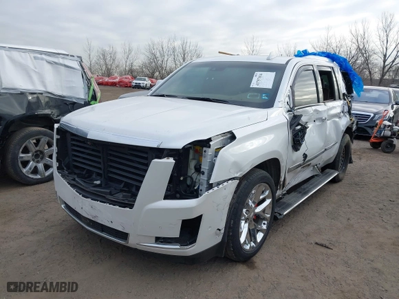2017 Cadillac Escalade Platinum with VIN 1GYS4DKJ7HR277904, listed as a IAAI auction lot 41757014 with 109,177 mi miles. Bid and sale history available at carsss.com. Image 20.