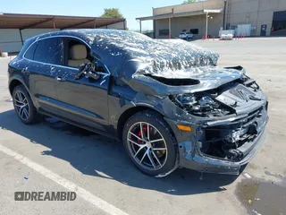 2022 Porsche Macan S z VIN WP1AG2A53NLB21728, wystawiony jako IAAI lot #42181697 z przebiegiem 30 363 mil mil oraz . Historia ofert i sprzedaży dostępna na DreamBid. Obrazek 1.