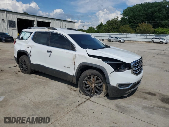 2019 GMC Acadia SLT with VIN 1GKKNMLSXKZ153292, listed as a Copart auction lot 56462415 with 65,172 mi miles and Salvage title. Bid and sale history available at DreamBid. Image 4.