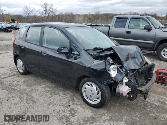 2007 Honda Fit with VIN JHMGD38487S045339, listed as a Copart auction lot 53427085 with 137,816 mi miles and Salvage Title. Bid and sale history available at carsss.com. Image 4.