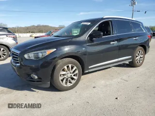 2015 Infiniti QX60 with VIN 5N1AL0MN0FC529288, listed as a Copart auction lot 50513185 with 121,832 mi miles and Salvage Title. Bid and sale history available at carsss.com. Image 1.