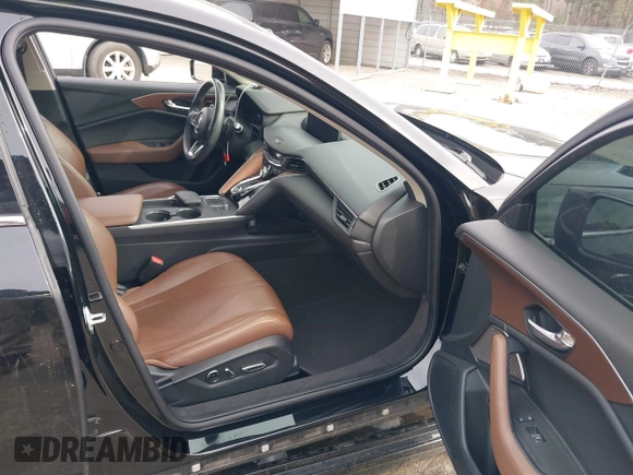 2021 Acura TLX w/Technology Package with VIN 19UUB6F48MA004162, listed as a IAAI auction lot 41815089 with 48,692 mi miles. Bid and sale history available at carsss.com. Image 5.