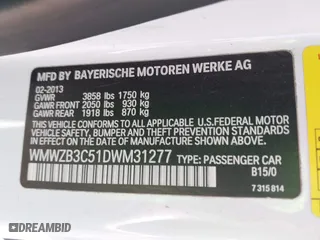 2013 MINI Cooper Countryman with VIN WMWZB3C51DWM31277, listed as a IAAI auction lot 41506486 with 79,006 mi miles. Bid and sale history available at carsss.com. Image 9.