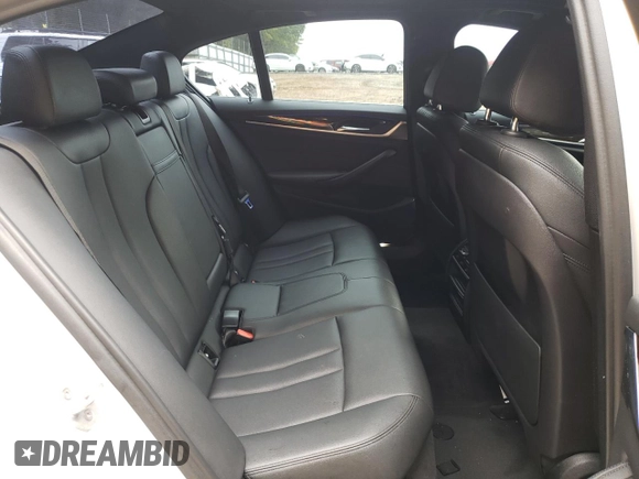 2018 BMW 5 Series 530i with VIN WBAJA5C53JG898430, listed as a Copart auction lot 54243195 with 129,854 mi miles and Salvage title. Bid and sale history available at DreamBid. Image 10.