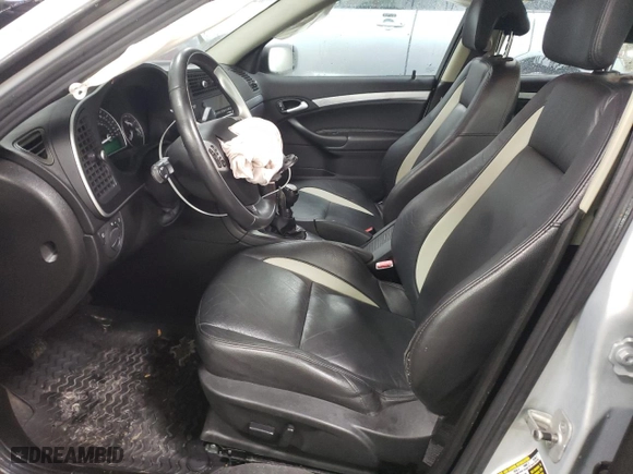 2008 Saab 9-3 Aero with VIN YS3FH46U281101009, listed as a Copart auction lot 43438955 with 110,411 mi miles and Salvage Title. Bid and sale history available at carsss.com. Image 7.