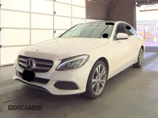2015 Mercedes-Benz C-Class C 300 Luxury with VIN 55SWF4KB1FU017929, listed as a Copart auction lot 54109835 with 178,308 mi miles and Clean Title. Bid and sale history available at carsss.com. Image 2.