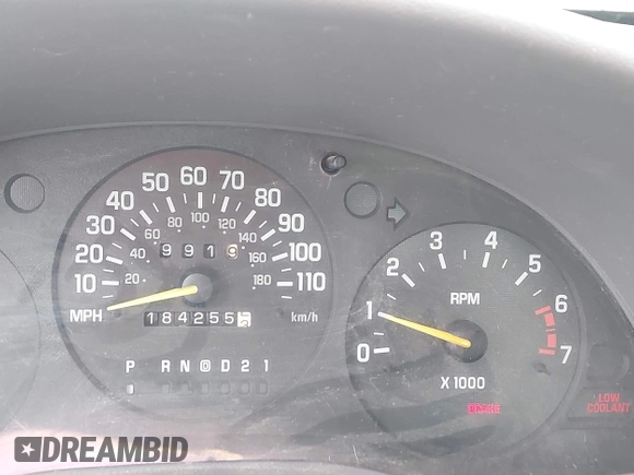 2001 Chevrolet Lumina with VIN 2G1WL52J411138384, listed as a IAAI auction lot 42133930 with 184,255 mi miles and . Bid and sale history available at DreamBid. Image 7.