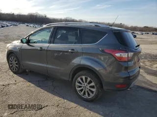 2017 Ford Escape Titanium with VIN 1FMCU0JD6HUB48690, listed as a Copart auction lot 45940845 with 160,296 mi miles and Salvage Title. Bid and sale history available at carsss.com. Image 2.