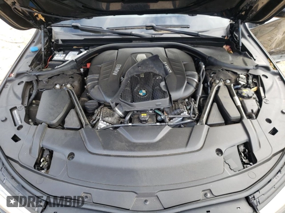 2016 BMW 7 Series 750i with VIN WBA7F0C5XGGL99017, listed as a Copart auction lot 84934504 with 0 mi miles and Salvage Title. Bid and sale history available at carsss.com. Image 13.