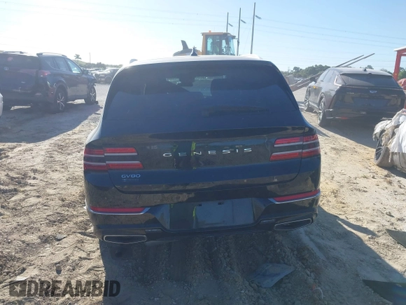 2021 Genesis GV80 with VIN KMUHB4SB6MU051520, listed as a IAAI auction lot 41743576 with 70,141 mi miles and . Bid and sale history available at DreamBid. Image 16.
