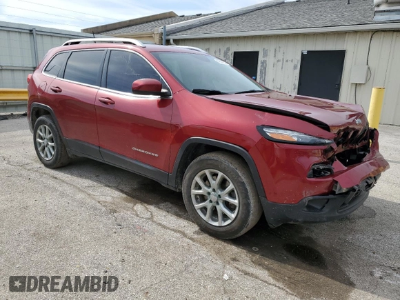 2017 Jeep Cherokee Latitude with VIN 1C4PJMCBXHW528444, listed as a Copart auction lot 49841645 with 97,361 mi miles and Salvage Title. Bid and sale history available at carsss.com. Image 4.