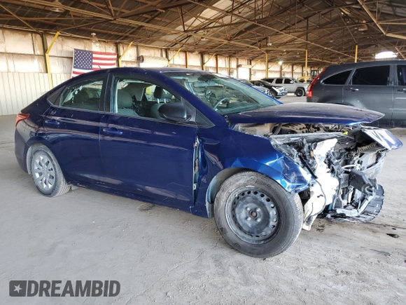2021 Hyundai Accent SE with VIN 3KPC24A60ME139396, listed as a Copart auction lot 50195905 with 84,216 mi miles and Salvage Title. Bid and sale history available at carsss.com. Image 4.