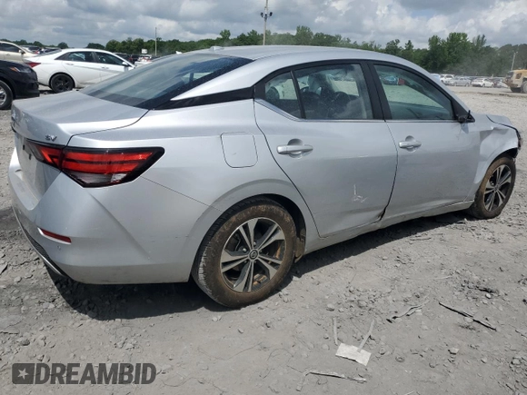 2023 Nissan Sentra SV z VIN 3N1AB8CV3PY221938, wystawiony jako Copart lot #55152145 z przebiegiem 48 786 mil mil oraz Szkoda całkowita • Salvage title. Historia ofert i sprzedaży dostępna na DreamBid. Obrazek 3.