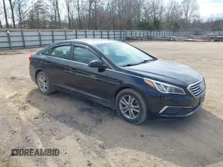 2017 Hyundai Sonata SE with VIN 5NPE24AF5HH589149, listed as a IAAI auction lot 41810444 with 168,924 mi miles. Bid and sale history available at carsss.com. Image 1.