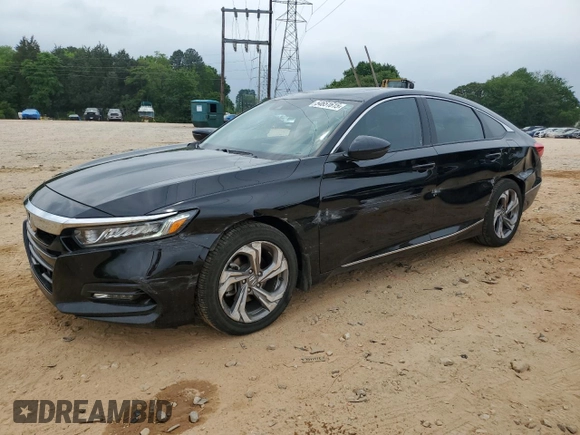 2018 Honda Accord EX-L z VIN 1HGCV1F50JA208724, wystawiony jako Copart lot #54651615 z przebiegiem 139 290 mil mil oraz Szkoda całkowita • Salvage title. Historia ofert i sprzedaży dostępna na DreamBid. Obrazek 1.