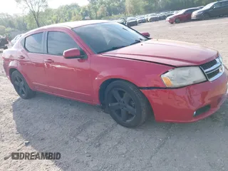 2013 Dodge Avenger SXT with VIN 1C3CDZCB7DN709489, listed as a IAAI auction lot 42168347 with 186,308 mi miles and . Bid and sale history available at DreamBid. Image 1.