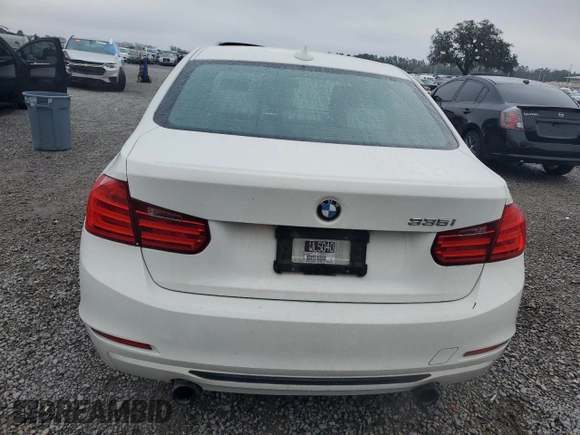 2013 BMW 3 Series 335i with VIN WBA3A9C5XDF475077, listed as a Copart auction lot 43806875 with 148,611 mi miles and Non Repairable. Bid and sale history available at carsss.com. Image 6.