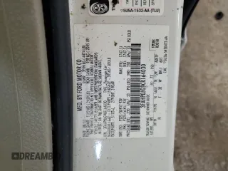 2012 Ford Fusion SEL z VIN 3FAHP0JG9CR164030, wystawiony jako Copart lot #62926985 z przebiegiem 136 043 mil mil oraz Szkoda całkowita • Salvage title. Historia ofert i sprzedaży dostępna na DreamBid. Obrazek 13.