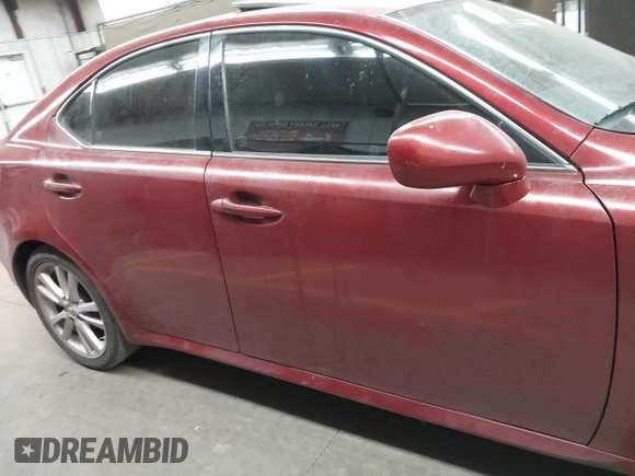 2007 Lexus IS 350 with VIN JTHBE262575016978, listed as a IAAI auction lot 42033561 with 156,474 mi miles and . Bid and sale history available at DreamBid. Image 13.