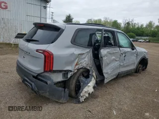 2022 Kia Telluride SX with VIN 5XYP5DHC2NG316829, listed as a Copart auction lot 56855525 with 108,100 mi miles and Non repairable. Bid and sale history available at DreamBid. Image 3.
