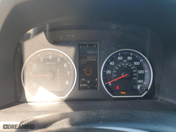 2008 Honda CR-V EX with VIN 3CZRE38558G705940, listed as a Copart auction lot 50899695 with 156,823 mi miles and Salvage Title. Bid and sale history available at carsss.com. Image 9.