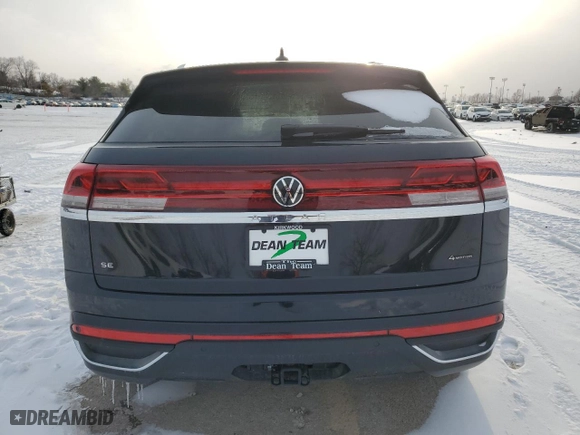 2024 Volkswagen Atlas Cross Sport 2.0T SE w/Technology with VIN 1V2HE2CA1RC243797, listed as a Copart auction lot 44752665 with 15 mi miles and Salvage Title. Bid and sale history available at carsss.com. Image 6.