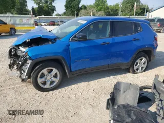 2023 Jeep Compass Sport with VIN 3C4NJDANXPT558715, listed as a Copart auction lot 59988085 with Not provided miles and Salvage title. Bid and sale history available at DreamBid. Image 1.