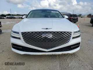 2023 Genesis G80 2.5T with VIN KMTGB4SC8PU146268, listed as a Copart auction lot 73759644 with 6,070 mi miles and Salvage Title. Bid and sale history available at carsss.com. Image 5.