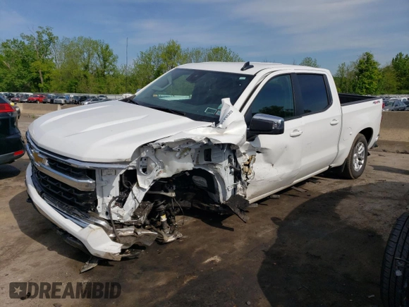 2023 Chevrolet Silverado 1500 LT with VIN 3GCPDKEK7PG189292, listed as a Copart auction lot 54429724 with 11,331 mi miles and Salvage Title. Bid and sale history available at carsss.com. Image 1.