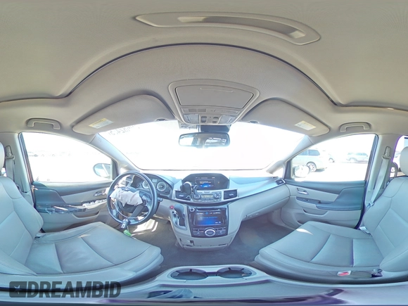 2017 Honda Odyssey EX-L with VIN 5FNRL5H66HB006354, listed as a Copart auction lot 49682455 with 250,935 mi miles and Salvage Title. Bid and sale history available at DreamBid. Image 13.