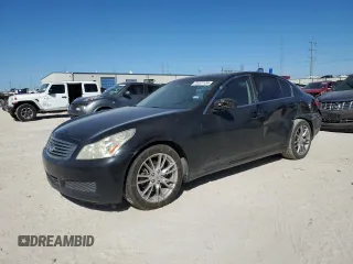 2008 Infiniti G35 with VIN JNKBV61E98M208176, listed as a Copart auction lot 73701134 with 200,799 mi miles and Salvage Title. Bid and sale history available at DreamBid. Image 1.