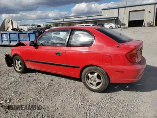 2003 Hyundai Accent with VIN KMHCF35C33U255489, listed as a Copart auction lot 75490604 with 219,457 mi miles and Salvage Title. Bid and sale history available at carsss.com. Image 2.