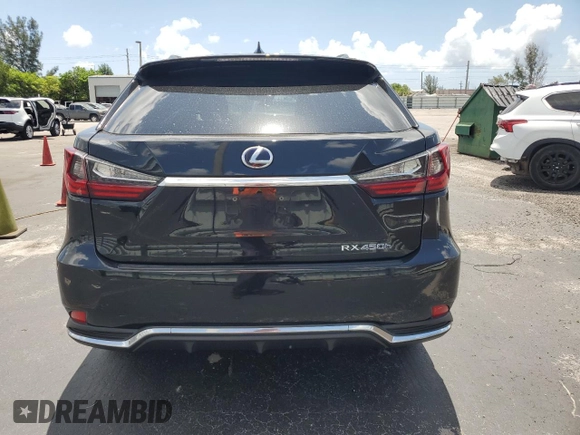 2020 Lexus RX 450h with VIN 2T2HGMDA5LC055879, listed as a Copart auction lot 59871755 with 100,964 mi miles and Non repairable. Bid and sale history available at DreamBid. Image 6.
