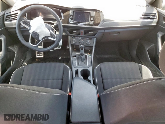 2024 Volkswagen Jetta Sport with VIN 3VWBM7BU8RM020963, listed as a Copart auction lot 64787685 with 3,544 mi miles and Salvage title. Bid and sale history available at DreamBid. Image 8.