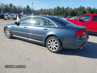 2005 Audi A8 L with VIN WAUML44E95N005730, listed as a IAAI auction lot 42143008 with 152,649 mi miles. Bid and sale history available at carsss.com. Image 3.