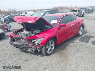 2011 Honda Accord Cpe EX-L with VIN 1HGCS2B86BA001335, listed as a IAAI auction lot 41839879 with 123,789 mi miles. Bid and sale history available at carsss.com. Image 2.