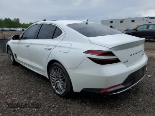 2023 Genesis G70 2.0T z VIN KMTG34TA8PU124927, wystawiony jako Copart lot #58729115 z przebiegiem 18 989 mil mil oraz Czysty tytuł • Clean title. Historia ofert i sprzedaży dostępna na DreamBid. Obrazek 2.
